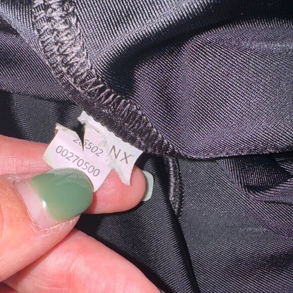 Spanx faux leather leggings black size xs tall - Picture 12 of 15